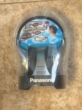Panasonic Over-Ear Wireless Surround Headphones in Silver and Black